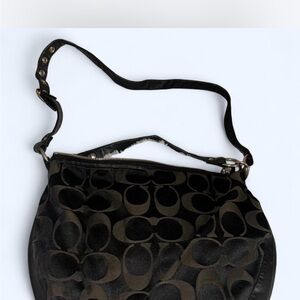 Coach Black Designer Shoulder Bag